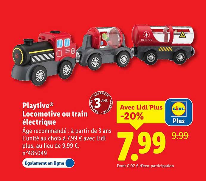 Playtive® Locomotive ou train électrique