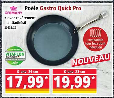 Poêle Gastro Quick Pro
