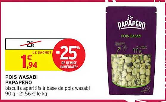 POIS WASABI PAPAPÉRO
