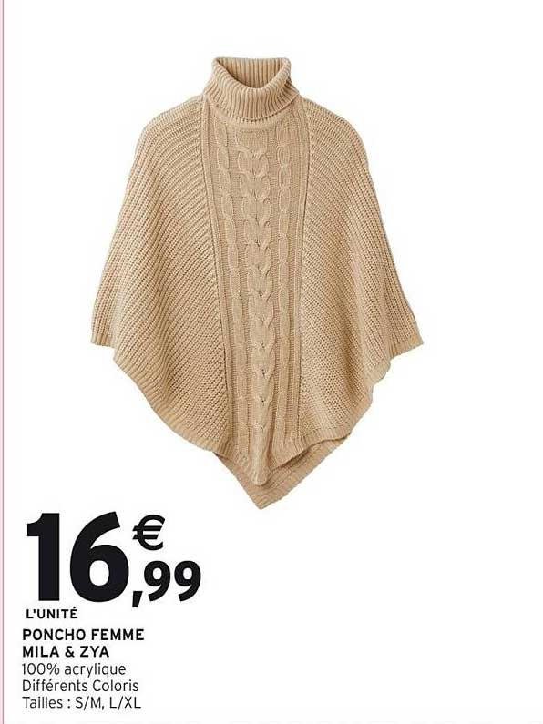 PONCHO FEMME MILA & ZYA