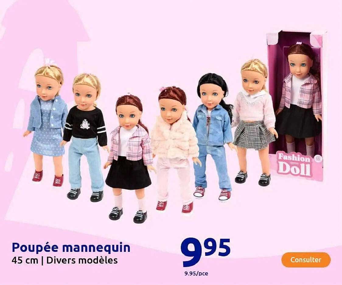 Poupée mannequin 45 cm | Divers modèles