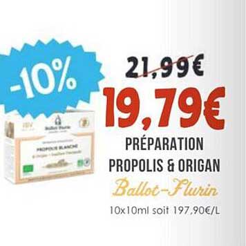 PRÉPARATION PROPOLIS & ORIGAN