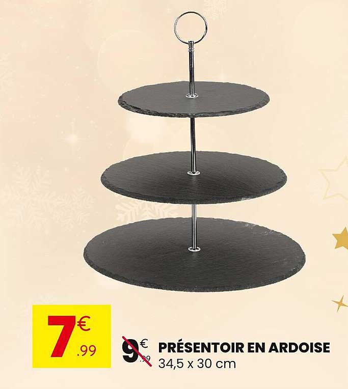 PRÉSENTOIR EN ARDOISE