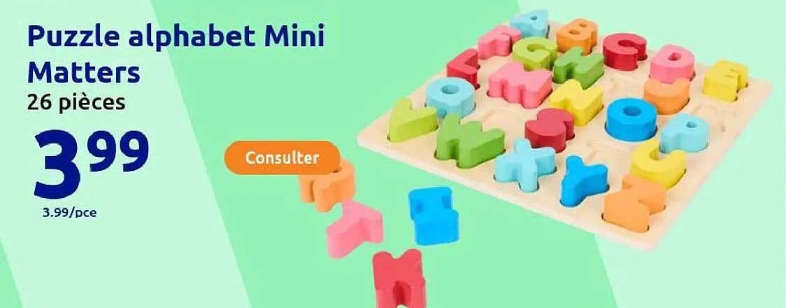 Puzzle alphabet Mini Matters