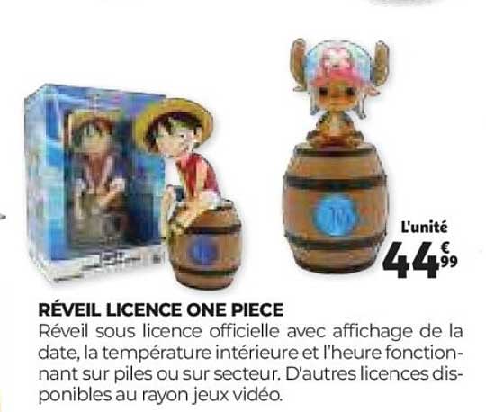 RÉVEIL LICENCE ONE PIECE