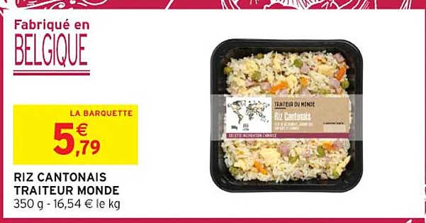 RIZ CANTONAIS TRAITEUR MONDE