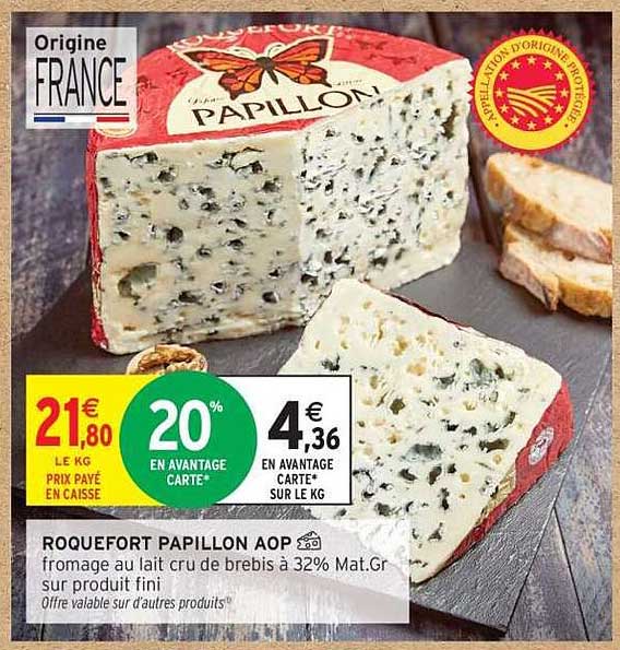 ROQUEFORT PAPILLON AOP