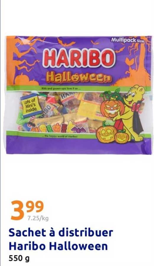 Sachet à distribuer Haribo Halloween