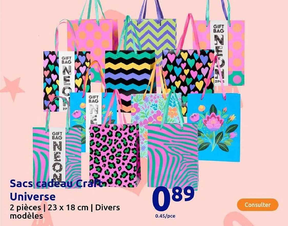 Sacs cadeau Craft Universe