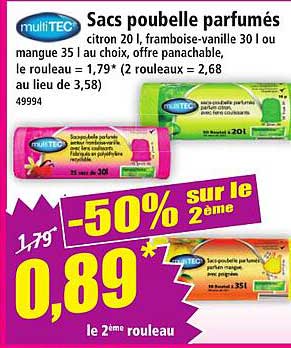 Sacs poubelle parfumés