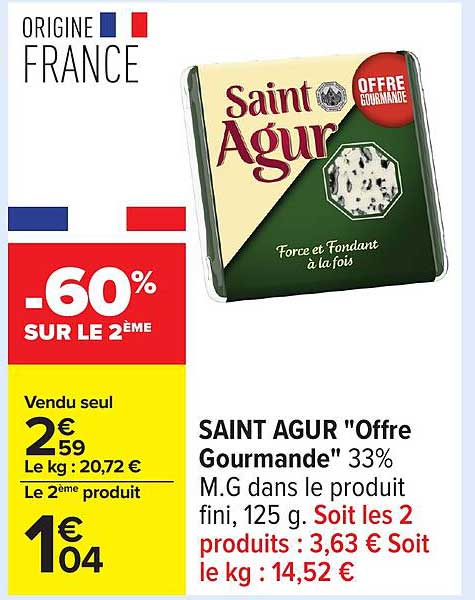 SAINT AGUR "Offre Gourmande"