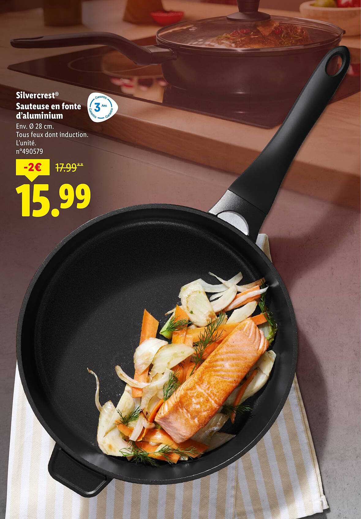 Sauteuse en fonte d'aluminium Silvercrest®