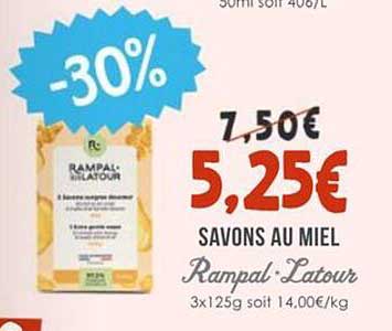 SAVONS AU MIEL Rampal Latour