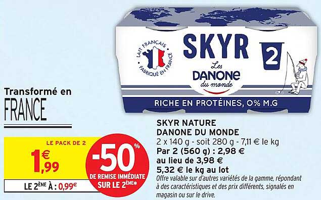 SKYR NATURE DANONE DU MONDE