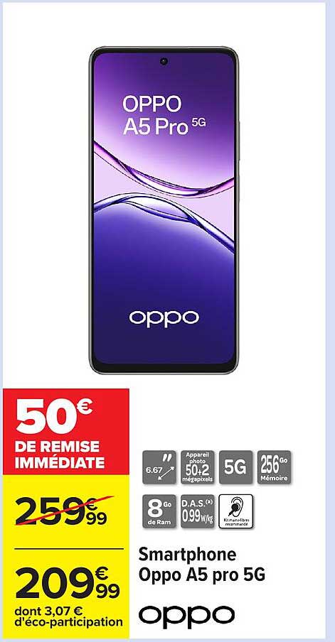 Smartphone Oppo A5 pro 5G