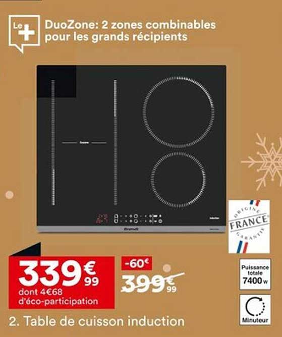 Table de cuisson induction