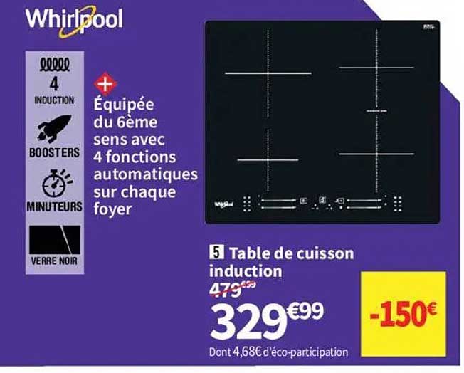 Table de cuisson induction