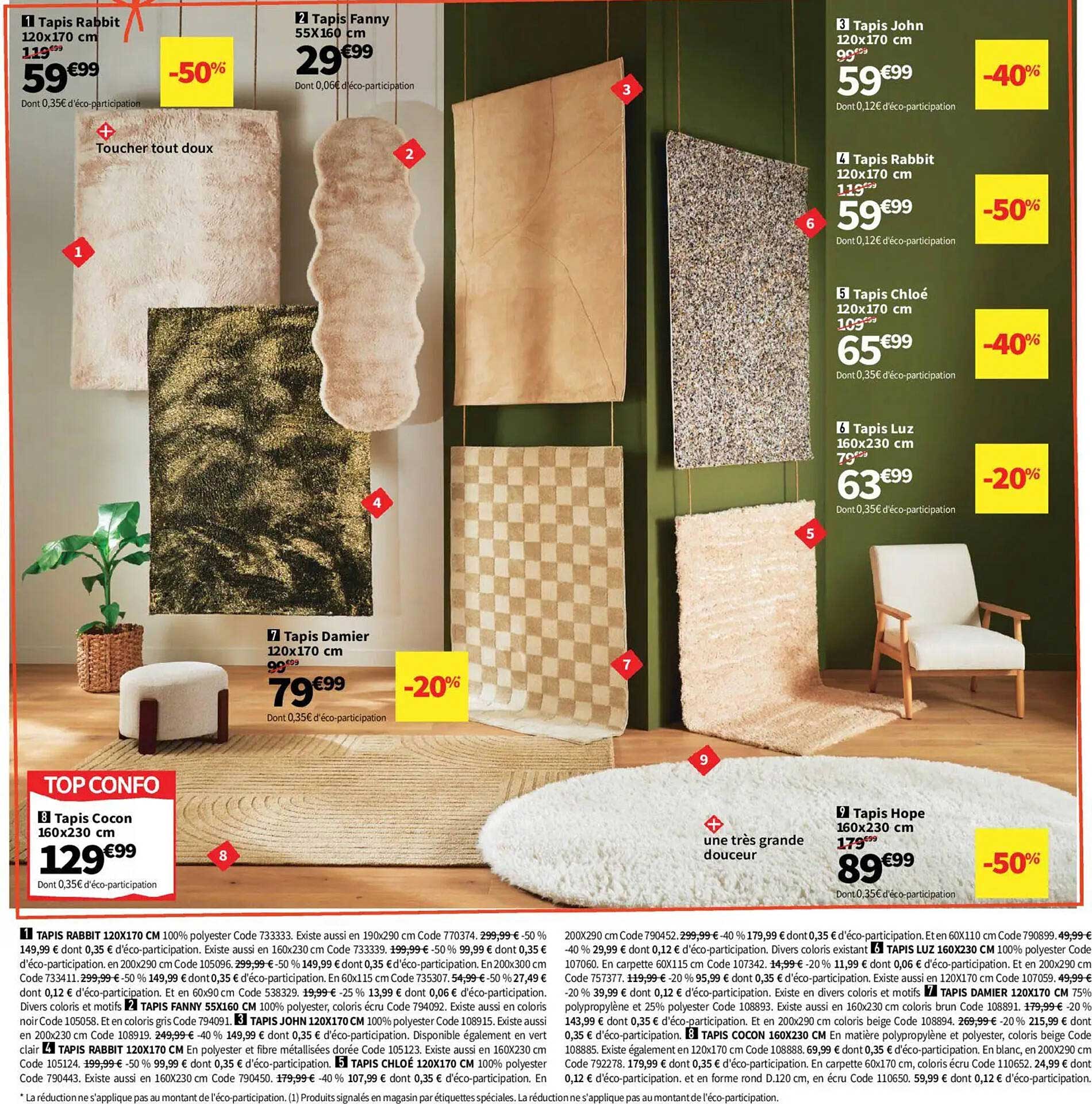 Tapis Rabbit 120X170 CM