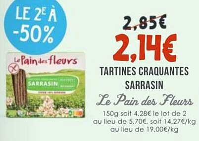 Tartines craquantes Sarrasin