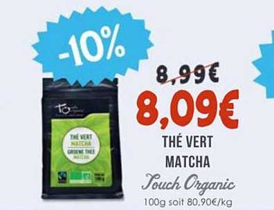 THÉ VERT MATCHA Touch Organic