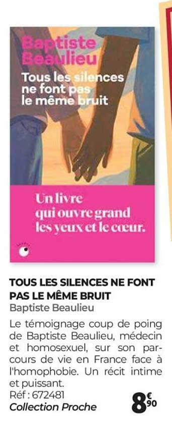 TOUS LES SILENCES NE FONT PAS LE MÊME BRUIT