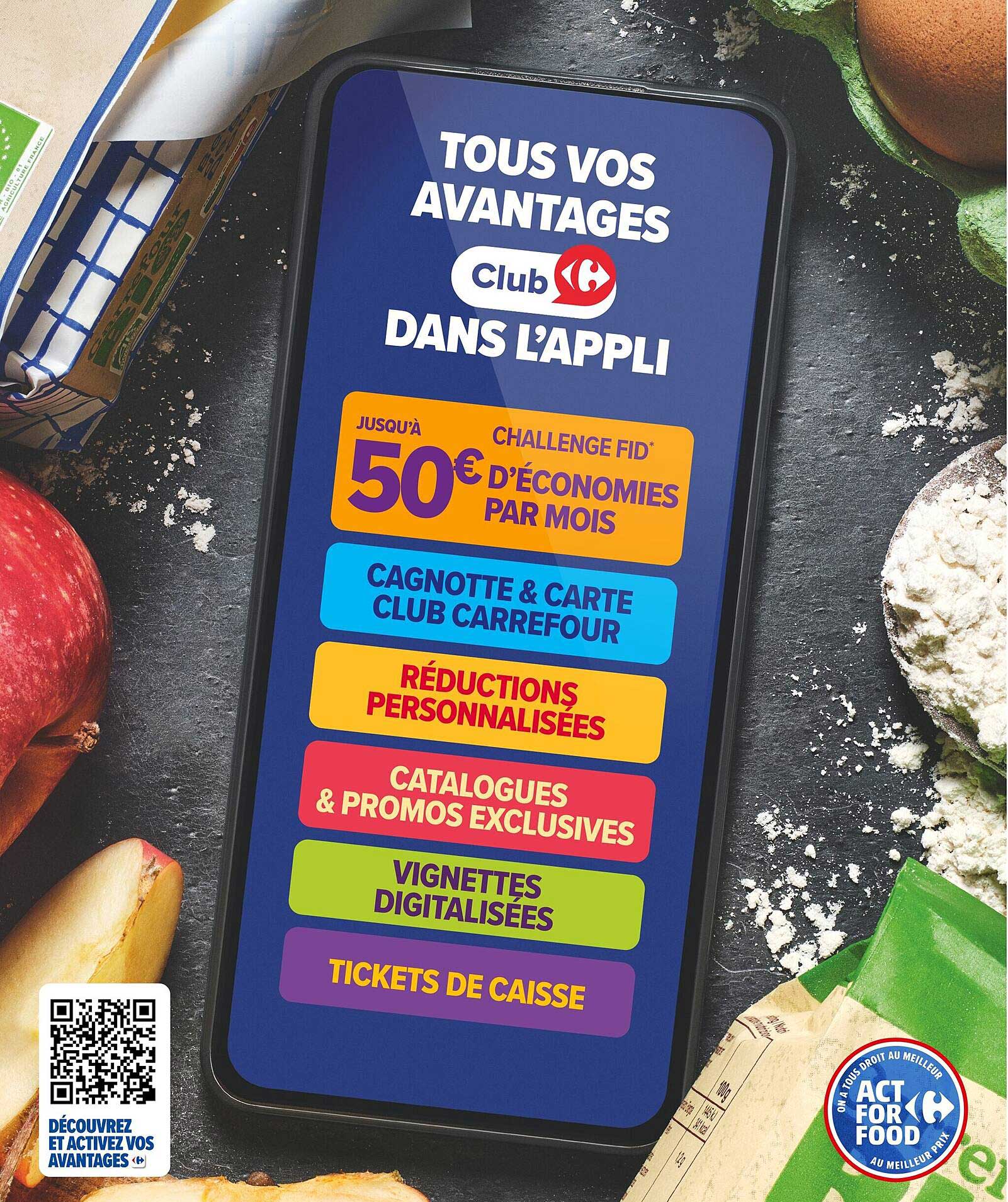 Tous vos avantages Club dans l'appli