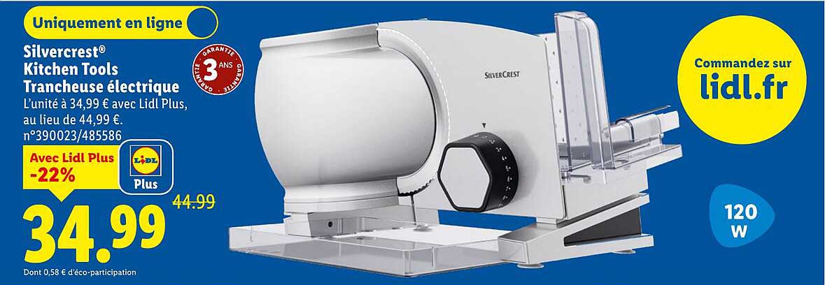 Trancheuse électrique Silvercrest® Kitchen Tools