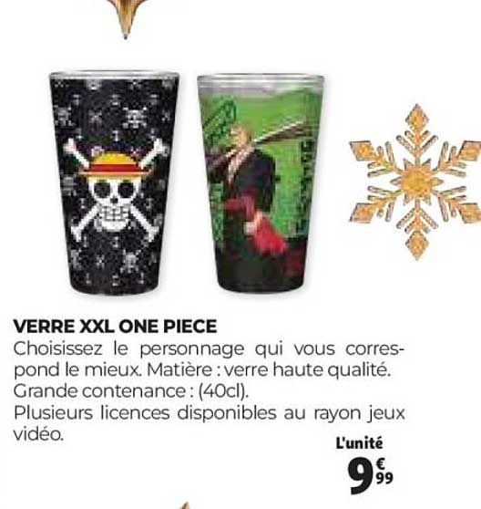VERRE XXL ONE PIECE
