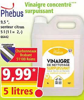 Vinaigre concentré*** surpuissant