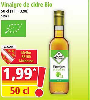Vinaigre de cidre Bio