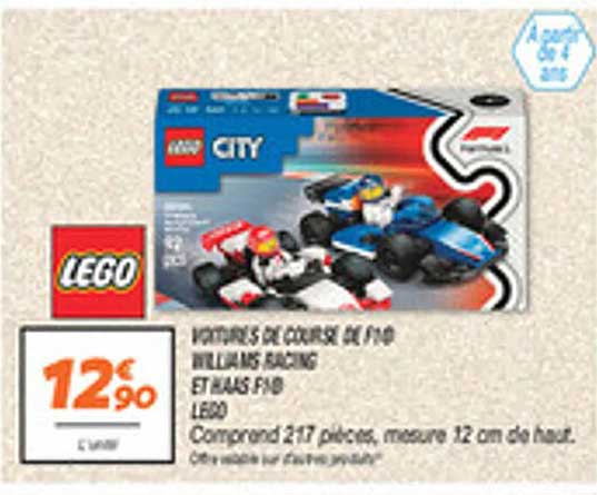 VOITURES DE COURSE DE F1® WILLIAMS RACING ET HAAS F1®