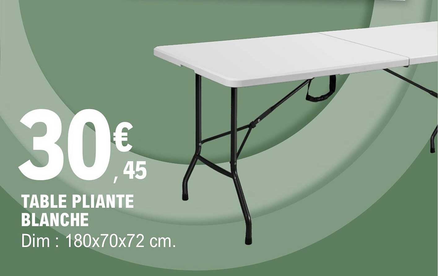 Leclerc Table Pliante